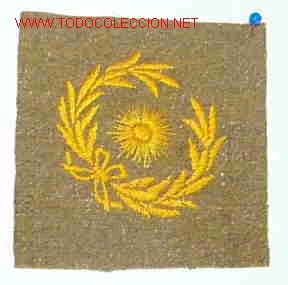 Militaria: Parche de capote de intendencia - Foto 1