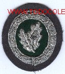 Militaria: Parche bordado alem&aacute;n. - Foto 1