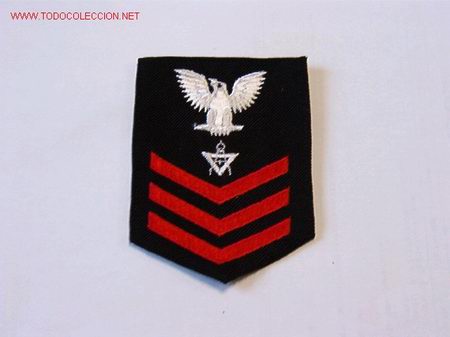 Militaria: Parche de brazo de marina - Foto 1