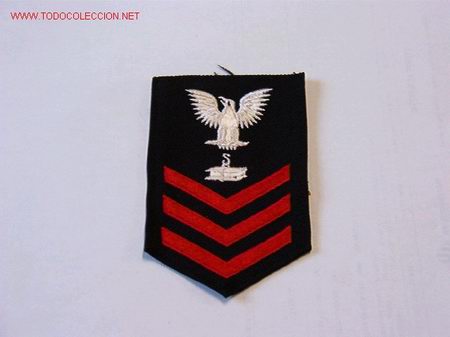 Militaria: Parche de brazo de marina - Foto 1