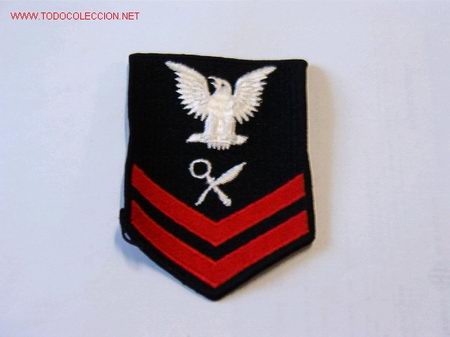 Militaria: Parche de brazo de marina - Foto 1