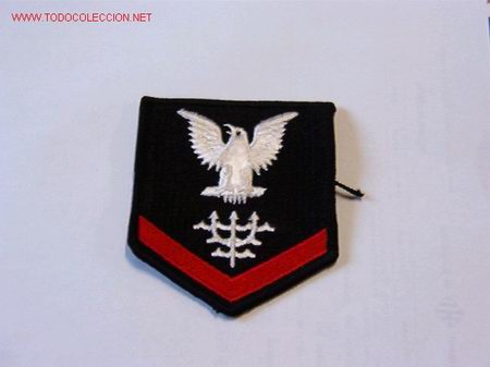 Militaria: Parche de brazo de marina - Foto 1