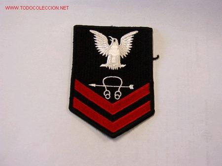 Militaria: Parche de brazo de marina - Foto 1