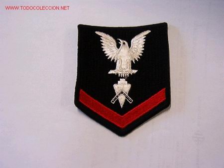 Militaria: Parche de brazo de marina - Foto 1