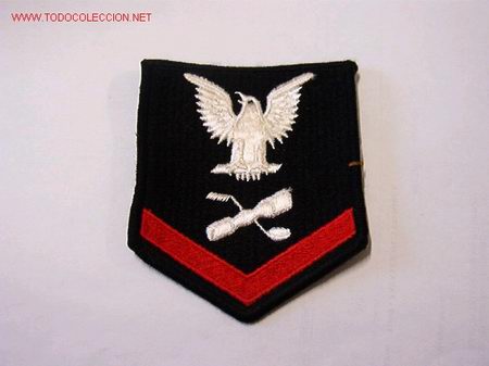 Militaria: Parche de brazo de marina - Foto 1