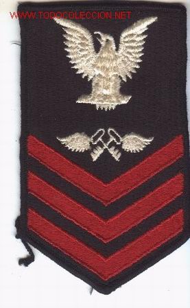 Militaria: Parche de tela U.S. NAVY. - Foto 1
