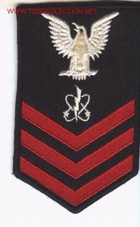 Militaria: Parche de tela U.S. NAVY. - Foto 1