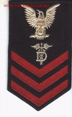 Militaria: Parche de tela U.S. NAVY. - Foto 1