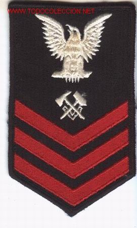 Militaria: Parche de tela U.S. NAVY. - Foto 1