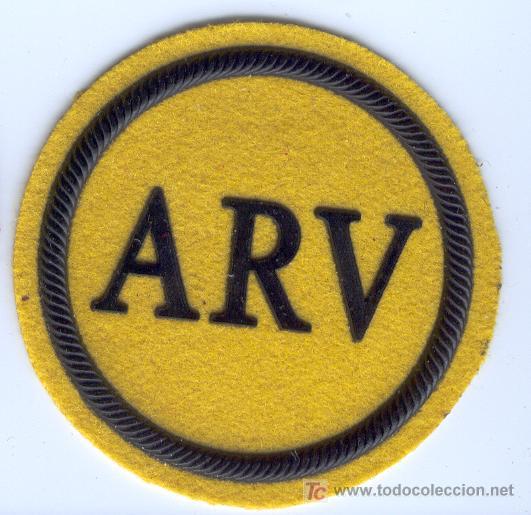 Militaria: PARCHE EMBLEMA RESERVISTA VOLUNTARIO ARMADA.