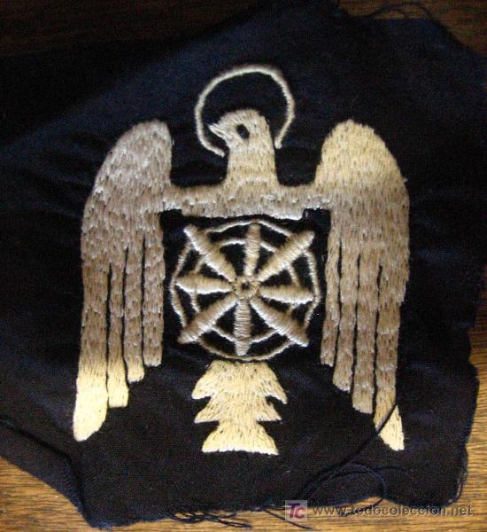 Militaria: Parche de Falange - Foto 1