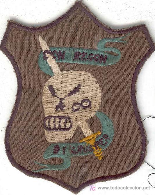 Military Antiques: Guerra del Vietnam. Parche de Fuerzas Especiales USA  bordado a mano localmente