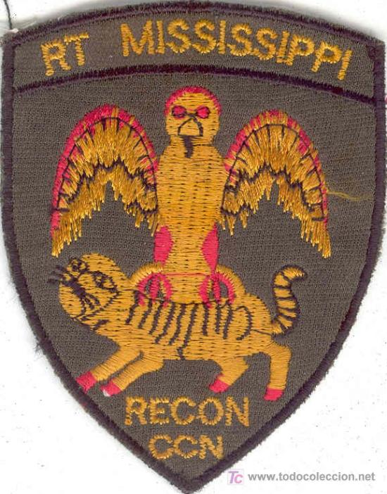 Military Antiques: Guerra del Vietnam. Parche de Fuerzas Especiales USA  bordado a mano localmente