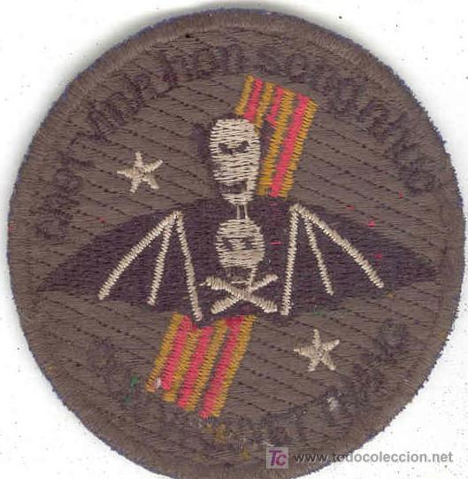 Military Antiques: Guerra del Vietnam. Parche del Ej&eacute;rcito de Vietnam del Sur, bordado a mano localmente