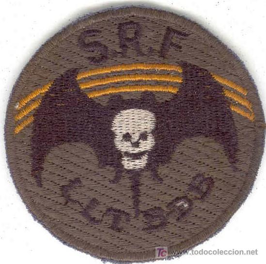 Military Antiques: Guerra del Vietnam. Parche del Ej&eacute;rcito de Vietnam del Sur, bordado a mano localmente
