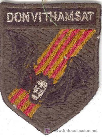 Military Antiques: Guerra del Vietnam. Parche del Ej&eacute;rcito de Vietnam del Sur, bordado a mano localmente