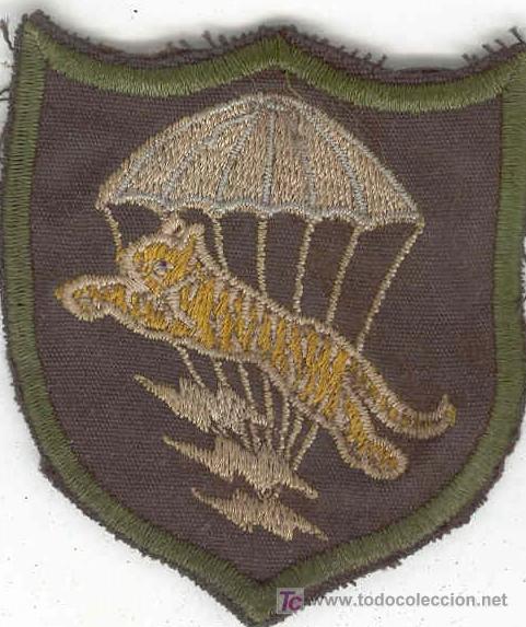 Military Antiques: Guerra del Vietnam. Parche del Ej&eacute;rcito de Vietnam del Sur, bordado a mano localmente