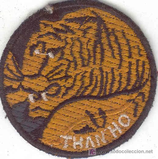 Military Antiques: Guerra del Vietnam. Parche del Ej&eacute;rcito de Vietnam del Sur, bordado a mano localmente