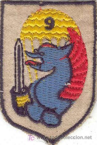 Military Antiques: Guerra del Vietnam. Parche del Ej&eacute;rcito de Vietnam del Sur, bordado a mano localmente