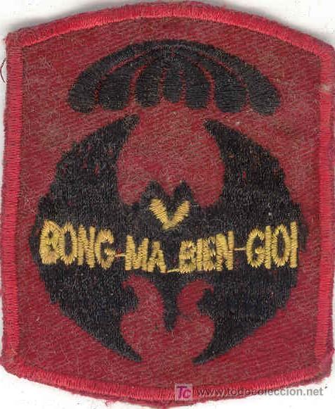 Military Antiques: Guerra del Vietnam. Parche del Ej&eacute;rcito de Vietnam del Sur, bordado a mano localmente