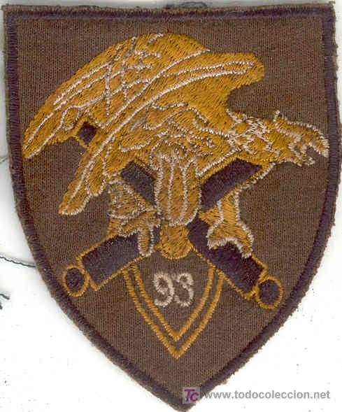Militaria: Guerra del Vietnam. Parche del Ej&eacute;rcito de Vietnam del Sur, bordado a mano localmente