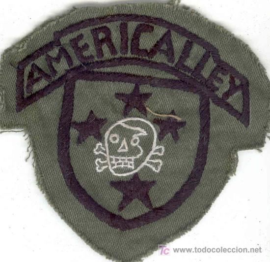 Militaria: Guerra del Vietnam. Parche de Fuerzas Especiales USA  bordado a mano localmente