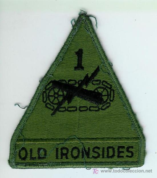 Military Antiques: USA - US ARMY - 1st ARMOURED DIVISION - 1st DIVISION ACORAZADA - SUBDUE