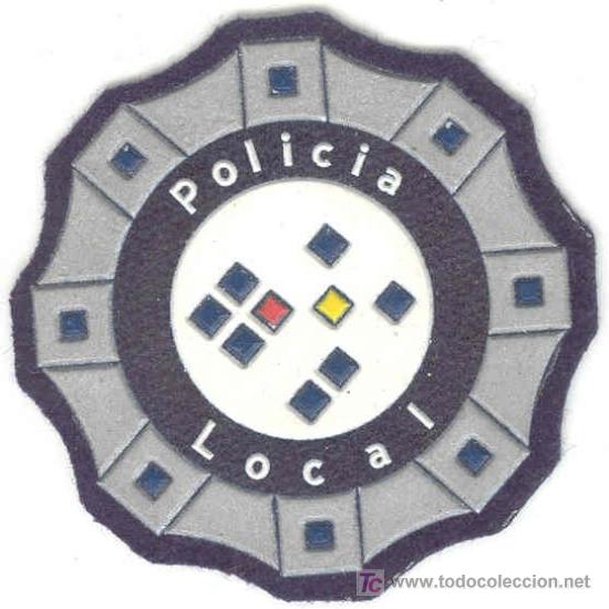 Militaria: Insignia de tela. Polic&iacute;a Local.
