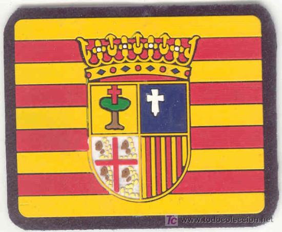 Militaria: Insignia de tela. Arag&oacute;n