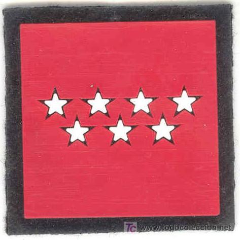 Militaria: Insignia de tela. Madrid