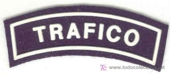 Militaria: Insignia de tela. Polic&iacute;a Local. Tr&aacute;fico