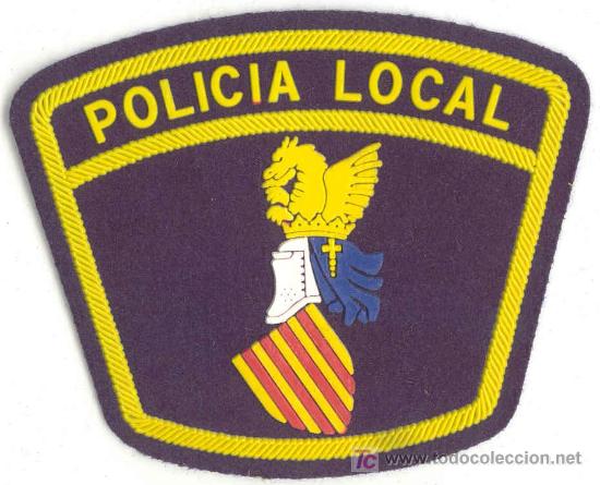 Militaria: Insignia de brazo. Polic&iacute;a Local. Valencia