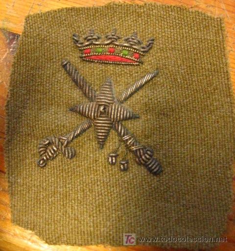 Militaria: PARCHE DE BOCAMANGA DE GENERAL DE BRIGADA - Foto 1
