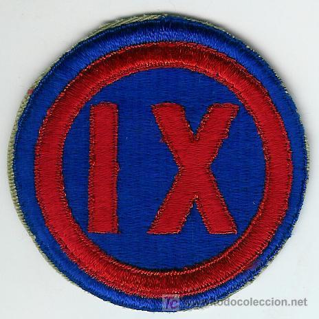 Militaria: PARCHE USA - US ARMY - 9th CORPS - 9&ordm; CUERPO DEL EJERCITO