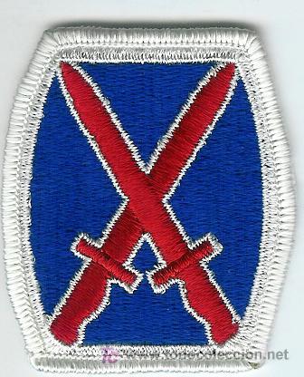 Military Antiques: PARCHE USA - US ARMY - 10th MOUNTAIN DIVISION - 10&ordf; DIVISION DE MONTA&Ntilde;A