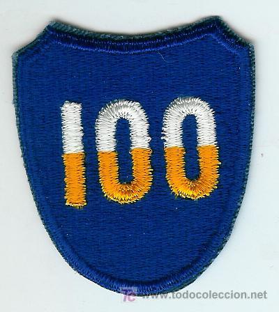 Military Antiques: PARCHE USA - US ARMY - 100th INFANTRY DIVISION - 100 &ordf; DIVISION DE INFANTERIA
