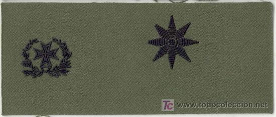 Military Antiques: Parche de tela. Graduaci&oacute;n de pecho. Comandante. Sanidad