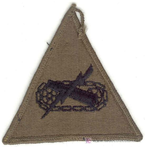 Militaria: ESTADOS UNIDOS. US Army.  Armored Forces. Subdued.