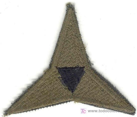Militaria: US Army Insignia del Ej&eacute;rcito.  3rd Corps. Subdued.