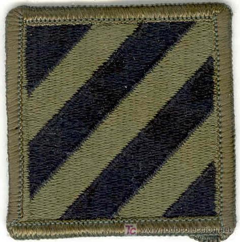 Militaria: US Army Insignia del Ej&eacute;rcito. 3rd Division.  Subdued.