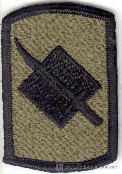 Militaria: US Army 39th Infantry Brigade.  Subdued.