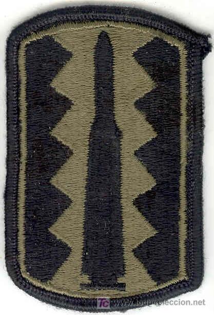 Militaria: US Army Insignia del Ej&eacute;rcito.  197th Infantry Brigade. Subdued.