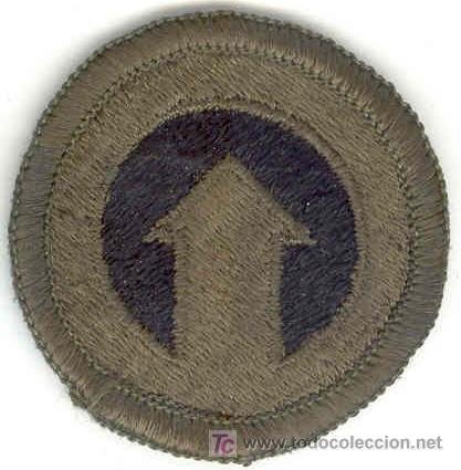 Military Antiques: US Army Insignia del Ej&eacute;rcito.  1st US Army Logistical Command. Subdued.