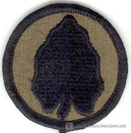 Military Antiques: US Army Insignia del Ej&eacute;rcito.  24th Division. Subdued.