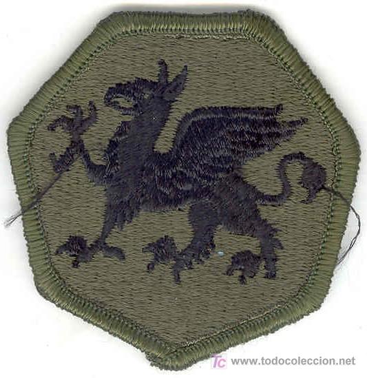 Militaria: ESTADOS UNIDOS. US Army.  108 Airborne Division. Subdued.