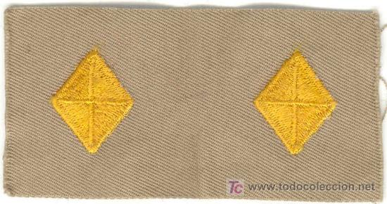 Militaria: US Army.  Collar badges. Graduaciones de cuello