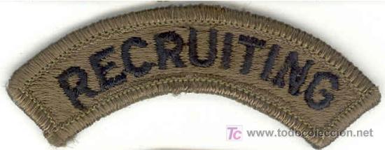 Militaria: US Army.  Recruiting