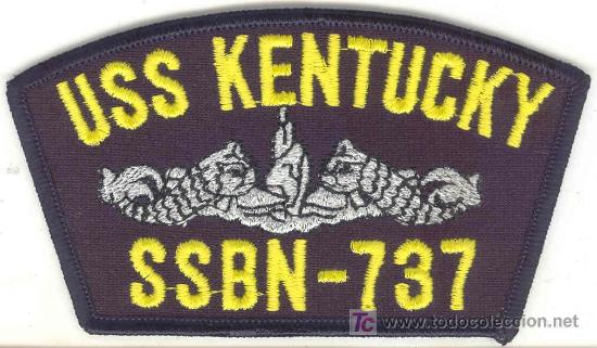 Militaria: Estados Unidos. US Navy. Insignia de gorra. USS Kentucky SSBN-737