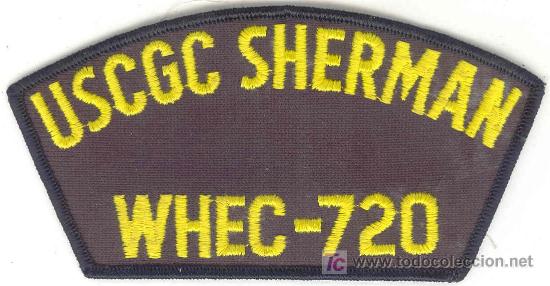 Militaria: Estados Unidos. US Coast Guard. Insignia de gorra. USCGC Sherman WHEC-720