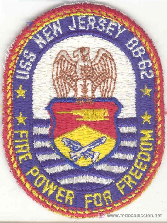 Militaria: Estados Unidos. USS Navy. USS New Jersey BB-62